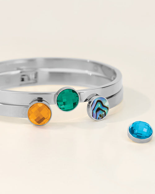 August Birthstone Beauty Mini Twist, Silver