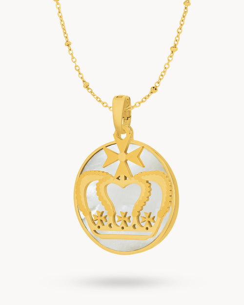 The Crown Protection Signature Statement Necklace Set, Gold