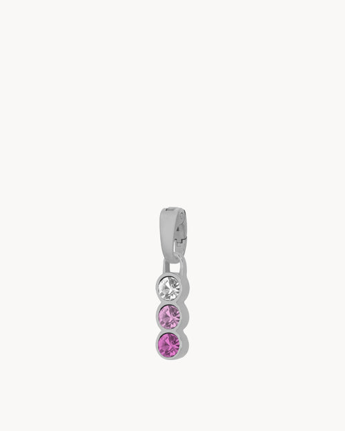 Joy Zirconia Pendant, Silver