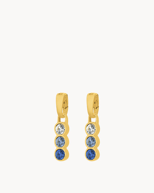 Wisdom Zirconia Pendant, Gold Earring Pendants