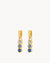 Wisdom Zirconia Pendant, Gold Earring Pendants