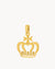 Crown Pendant, Gold