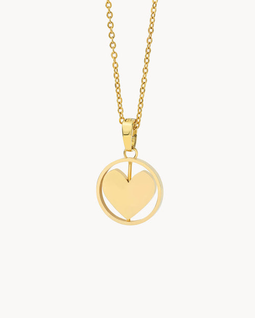 Mum Heart Spin Gift Set, Gold