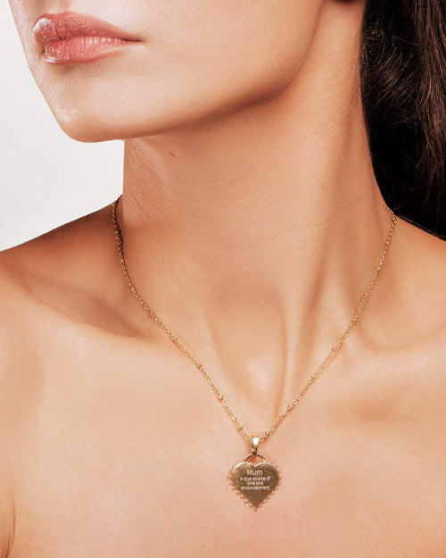 Bridal Studded Heart Birthstone Set, Gold