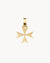 Maltese Cross Pendant, Gold