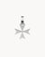 Maltese Cross Pendant, Silver