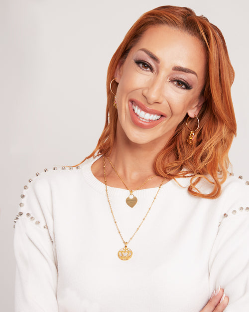 The Crown Protection Signature Statement Necklace Set, Gold