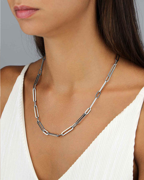 Short Link Chain, Silver