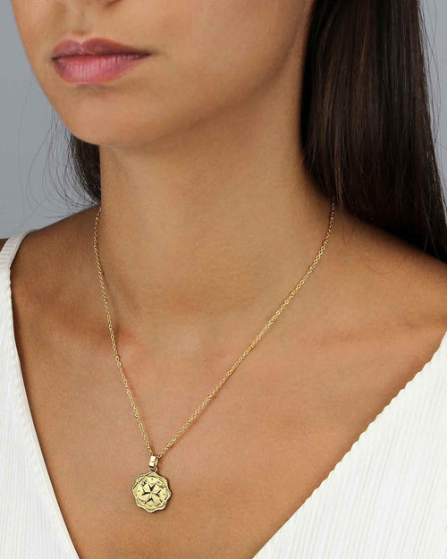 Two Mils Munita Pendant, Gold