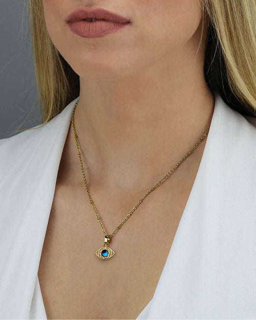 Luzzu Eye Pendant, Gold