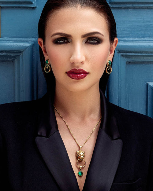 Lion Ħabbata Pendant, Gold