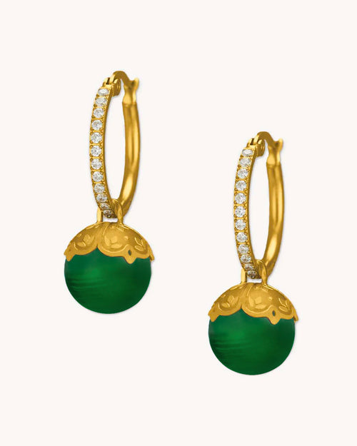 Confidence Crown Earring Set, Gold