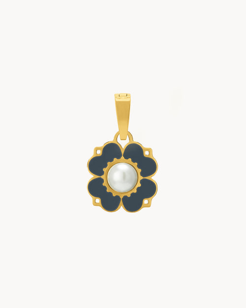 Timeless Pearl Blossom Pendant, Gold