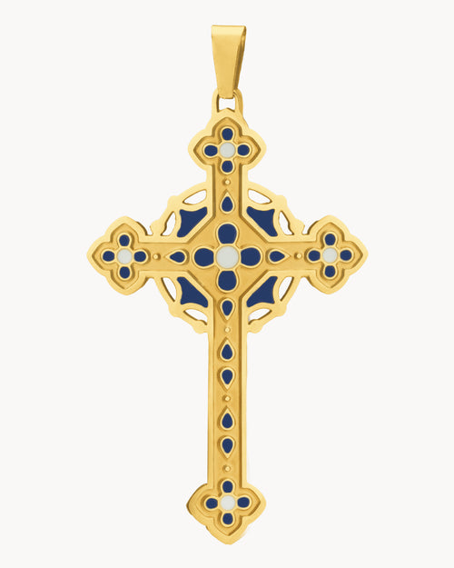 Statement Maduma Salib Pendant, Gold