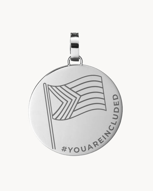 Pride Pendant, Silver