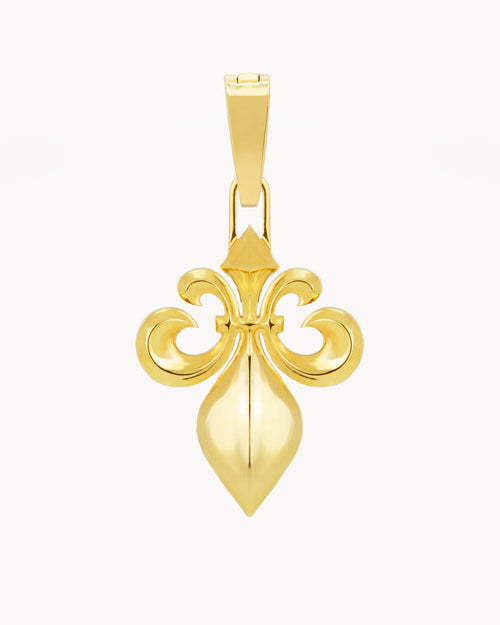 Fleur-de-Lis Pendant, Gold