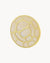 Protection Turtle Twist Coin, Gold