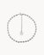Lucky Vibes Anklet, Silver