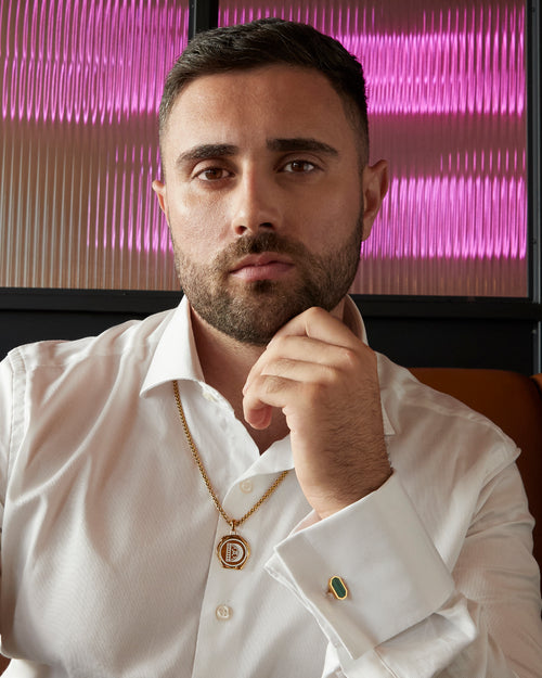 Vitality Cufflinks, Gold
