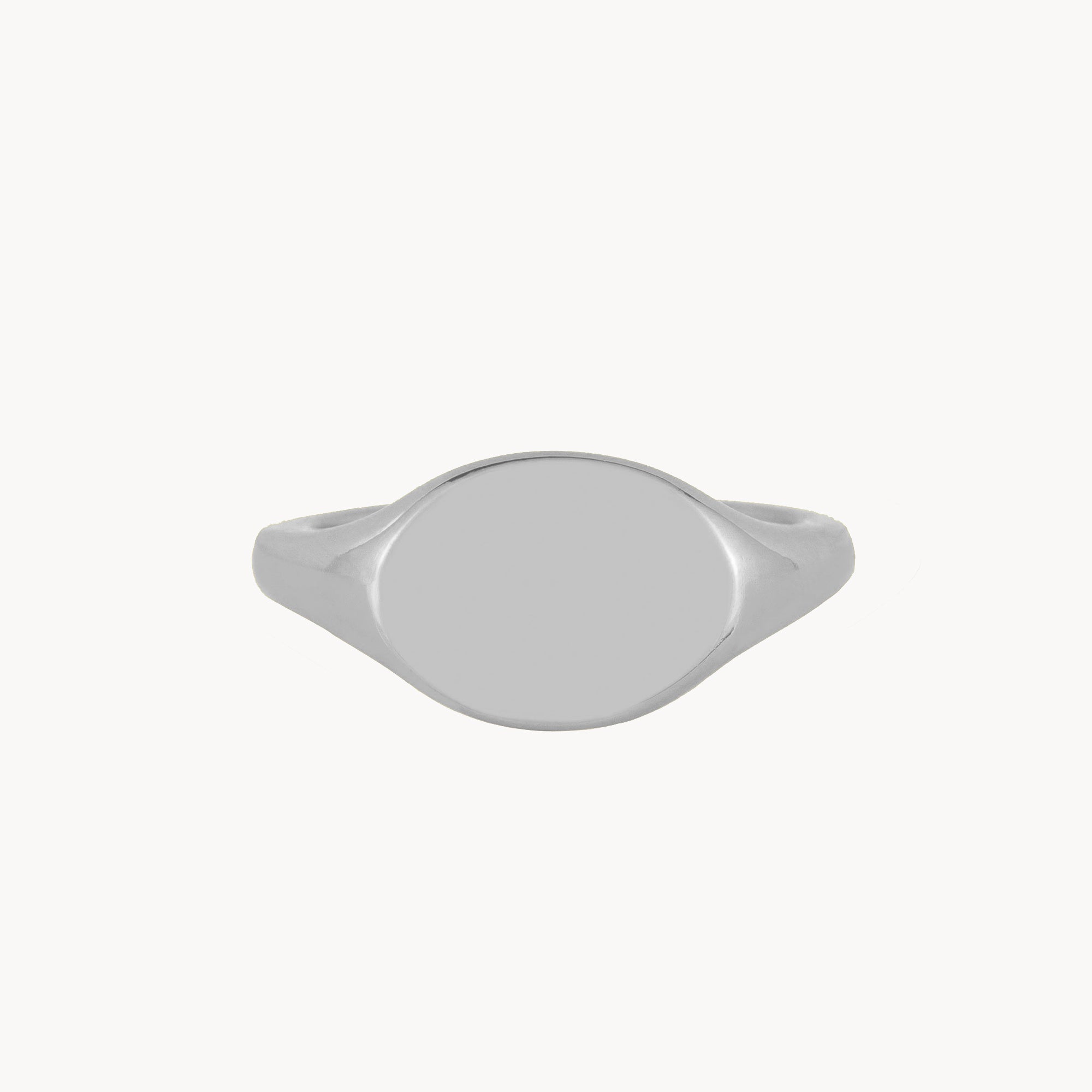 Signet Munita Engravable Ring, Silver