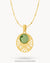 August Bizzilla Signature Birthstone Necklace Set, Gold