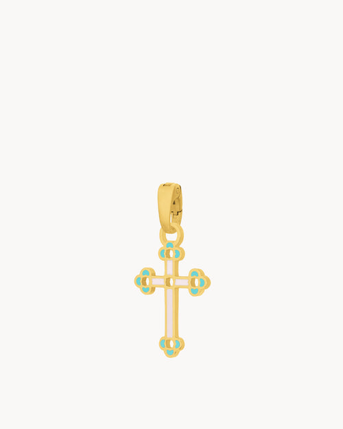 Pink Salib Pendant, Gold