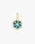Ta’ Pinu Rose Window Maduma Pendant Blue, Gold