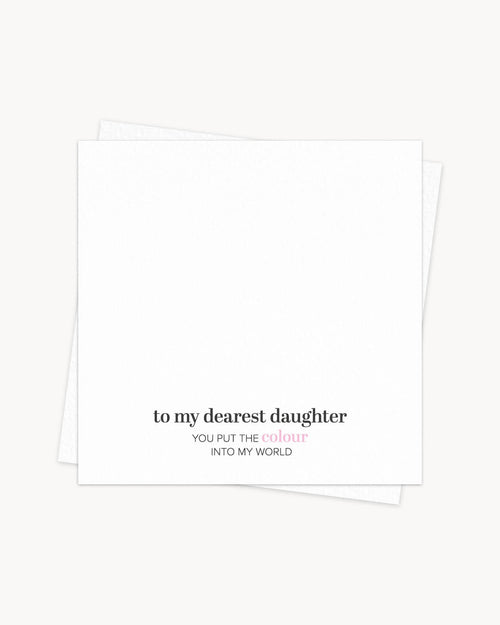 Daughter Gift Card