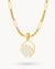 November Geburt Blume Chrysantheme Halskette Set, Gold