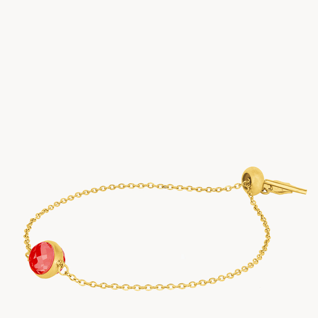 January Birthstone Passion Signature Bracelet, Gold