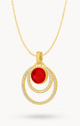 January Passion Halo Necklace Set