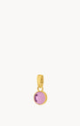 February Birthstone Devotion Dainty Signature Pendant, Gold