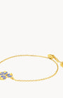 February Iris Birth Flower Bracelet