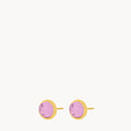 February Birthstone Devotion Signature Dainty Stud Earrings