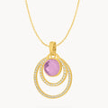 February Devotion Halo Necklace Set