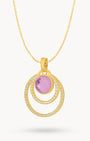 February Devotion Halo Necklace Set
