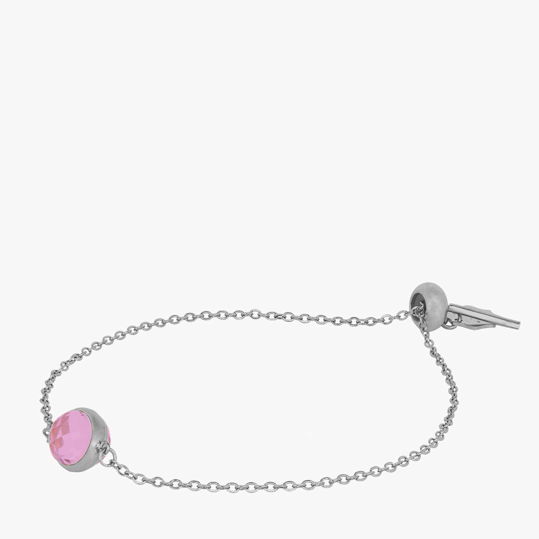 February Birthstone Devotion Signature Bracelet, Silver
