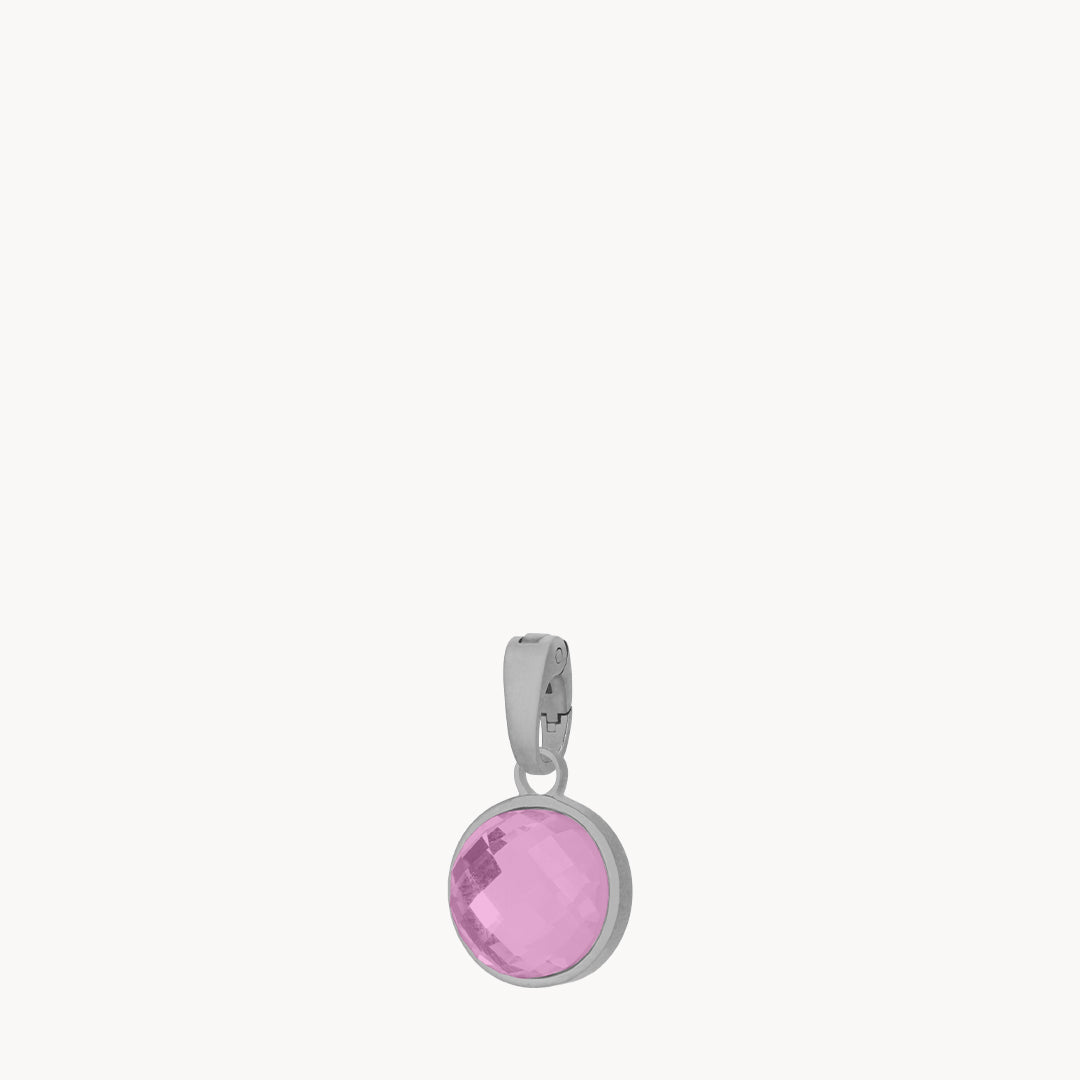February Birthstone Devotion Signature Pendant, Silver