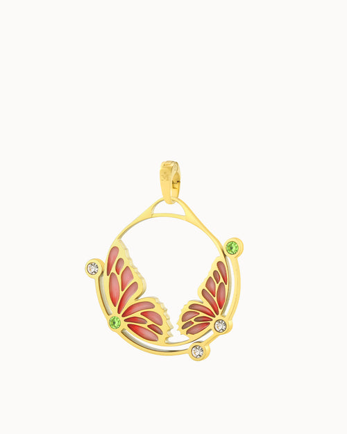 Butterfly Halo Pendant