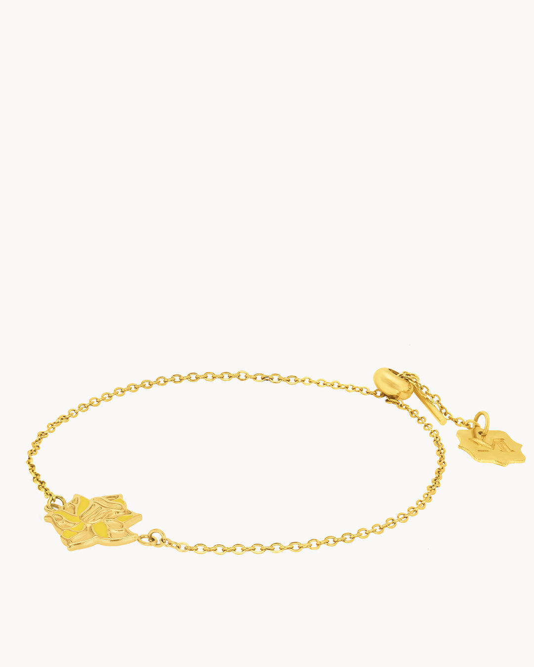 March Daffodil Birth Flower Bracelet