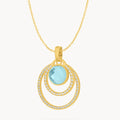 March Peace Halo Necklace Set
