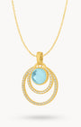 March Peace Halo Necklace Set