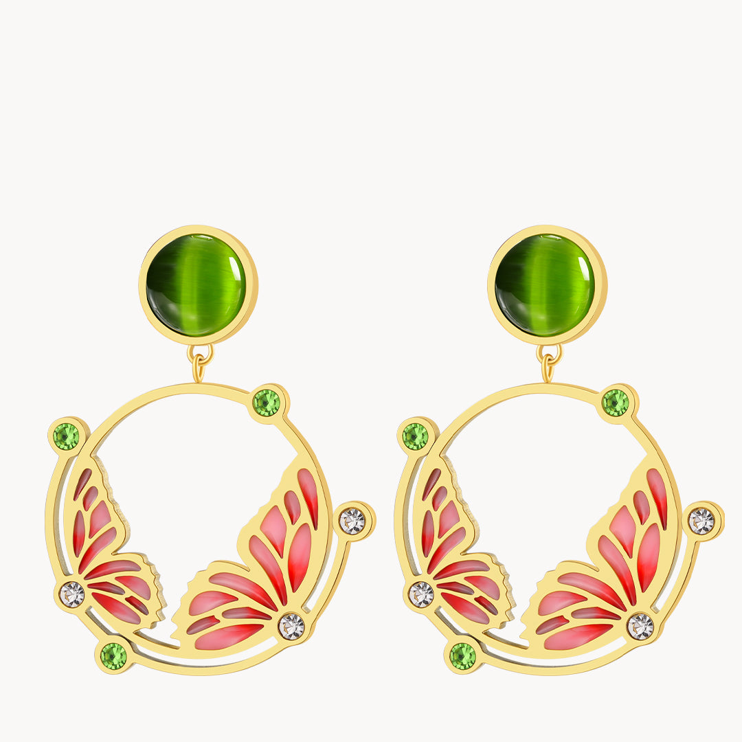 Butterfly Dangling Earrings