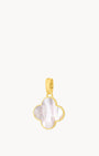 White Protection Mother of Pearl Statement Bizzilla Pendant