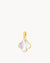 White Protection Mother of Pearl Statement Bizzilla Pendant