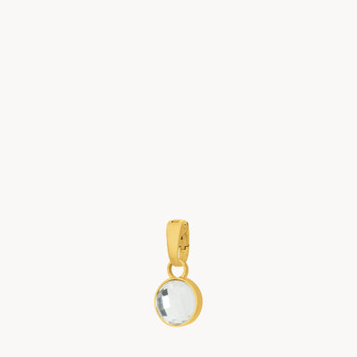 April Birthstone Hope Dainty Signature Pendant