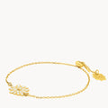 April Daisy Birth Flower Bracelet