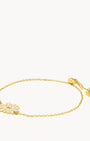 April Daisy Birth Flower Bracelet