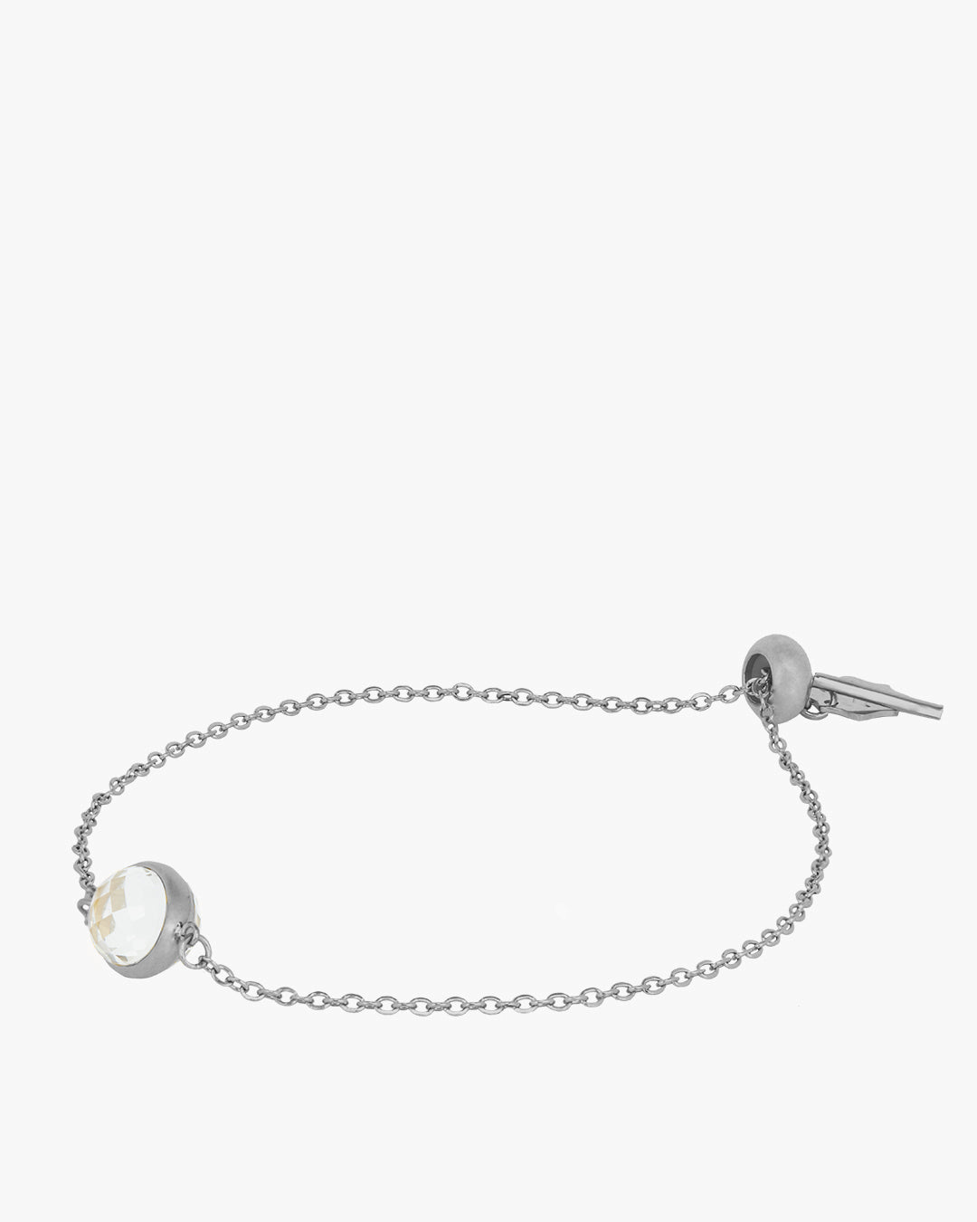 April Birthstone Hope Signature Bracelet, Silver