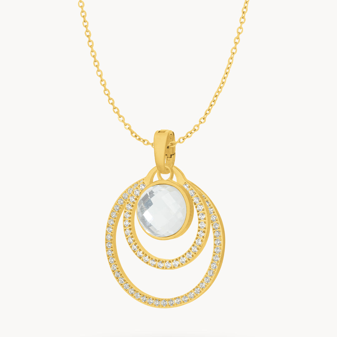 April Hope Halo Necklace Set